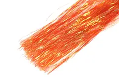 Hedron Flashabou Pearl Dyed orange Syntetisk materiale til fluebinding