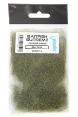 Sybai Baitfish Supreme Gray Olive Super Dubbing til fiskeimitasjoner