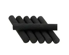 Sybai Foam Cylinders Black 6 mm Skumsylindere til fluebinding