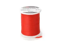 Textreme Rayon Floss Red Syntetisk bindetråd med høy glans