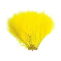 Wapsi Wolly Bugger Marabou Yellow Marabou av høy kvalitet