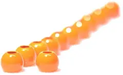 FF Brass Beads 5mm - Fl. Orange FutureFly