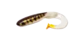 Gator Catfish 25cm NaturalPerch Curlytail med stor profil for stor fisk