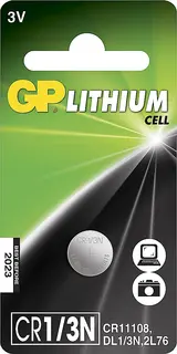 GP Lithium CR1/3N 2L76 1- pack