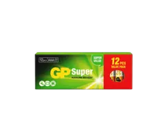 GP Super Alkaline AAA-batteri 12-pack