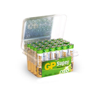 GP Super Alkaline AAA-batteri 24-pack