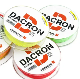 Guideline Dacron Backing 0,50mm 30lbs 200m Braided backing, Hi-Viz Chartreuse
