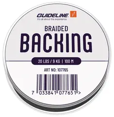 Guideline Braided Backing Black 20 lbs 100m