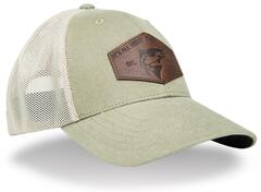 Guideline Experience Trucker Cap Khaki/Ivory, Mid Profile - Stretch Fit