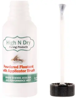 High N Dry Powdered Floatant with Brush Pulver impregnering for tørrfluer