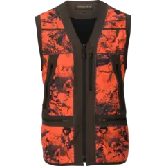 Härkila Wildboar Pro Safety vest 5XL Orange Blaze/Shadow Brown
