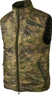 Härkila Lynx Insulated Reversible vest Willow green/AXIS MSP® Forest Green