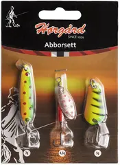 Hørgård Abbor sluksett 3-pack Sluk og spinnersett for abborfiske
