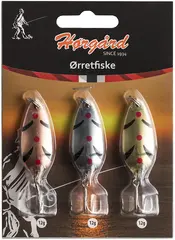 Hørgård Ørretfiske sluksett 3-pack 12g Sluksett med tre ørretsluker