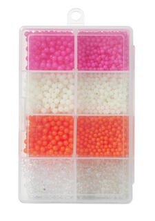 Kinetic Inline Beads Kit Flytekuler, Pink/Fluo/Glow/Clear