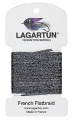 Lagartun Flatbraid Black 5mm bred