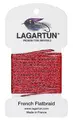 Lagartun Flatbraid Red Holo 5mm bred