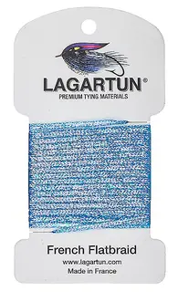 Lagartun Flatbraid Sky blue 5mm bred