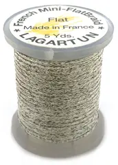 Lagartun Mini-Flatbraid Silver Matte