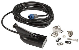 Lowrance HDI Svinger 83/200 455/800KHZ 6m kabel og monteringsbrakett, Blå plugg