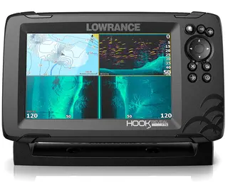 Lowrance Hook Reveal 7 ekkolodd, GPS 7" skjerm