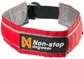 Non-Stop Dogwear Active Halsbånd 55 Rød Komfortabelt halsbånd m/ refleksstriper