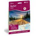 Nordeca Turkart DNT Blefjell 1:50.000 med DNT turinformasjon