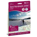 Nordeca Turkart DNT Oslo Nordmark Vinter 1:50.000 med DNT turinformasjon