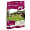 Nordeca Turkart DNT Oslo Østmark 1:25.000 med DNT turinformasjon