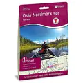 Nordeca Turkart DNT Oslo Nordmark Sør 1:25.000 med DNT turinformasjon