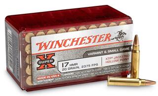Winchester 17 HMR 20g JHP 50-Pack