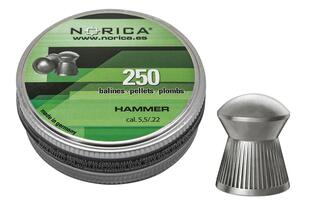 Norica Hammer Luftkuler 4,5mm 500stk/boks, Vekt 0,51g/7,87gr