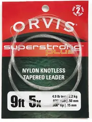 Orvis Super Strong Plus Knotless 0,13mm Klar knutesterk fortom 6x