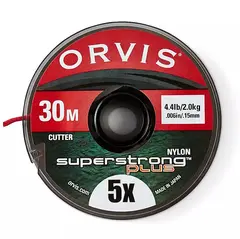 Orvis Super Strong Plus Tippet 0,20mm/3x Krystallklart, slitesterkt og knutesterk