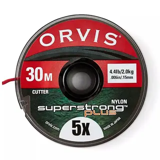 Orvis Super Strong Plus Tippet 30m Krystallklart, slitesterkt og knutesterk