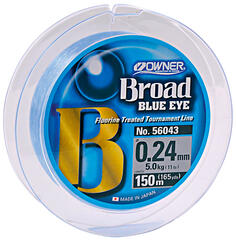 Owner Broad Blue Eye 300m 0,16mm Fluoimpregnert Hi-Tech monofil sene