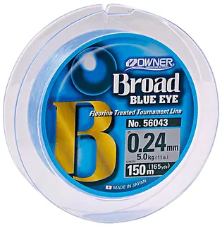 Owner Broad Blue Eye 300m Fluoimpregnert Hi-Tech monofil sene