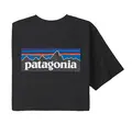 Patagonia P-6 Logo Responsibili-Tee S Herre, Black