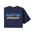 Patagonia P-6 Logo Responsibili-Tee XS Herre, Classic Navy