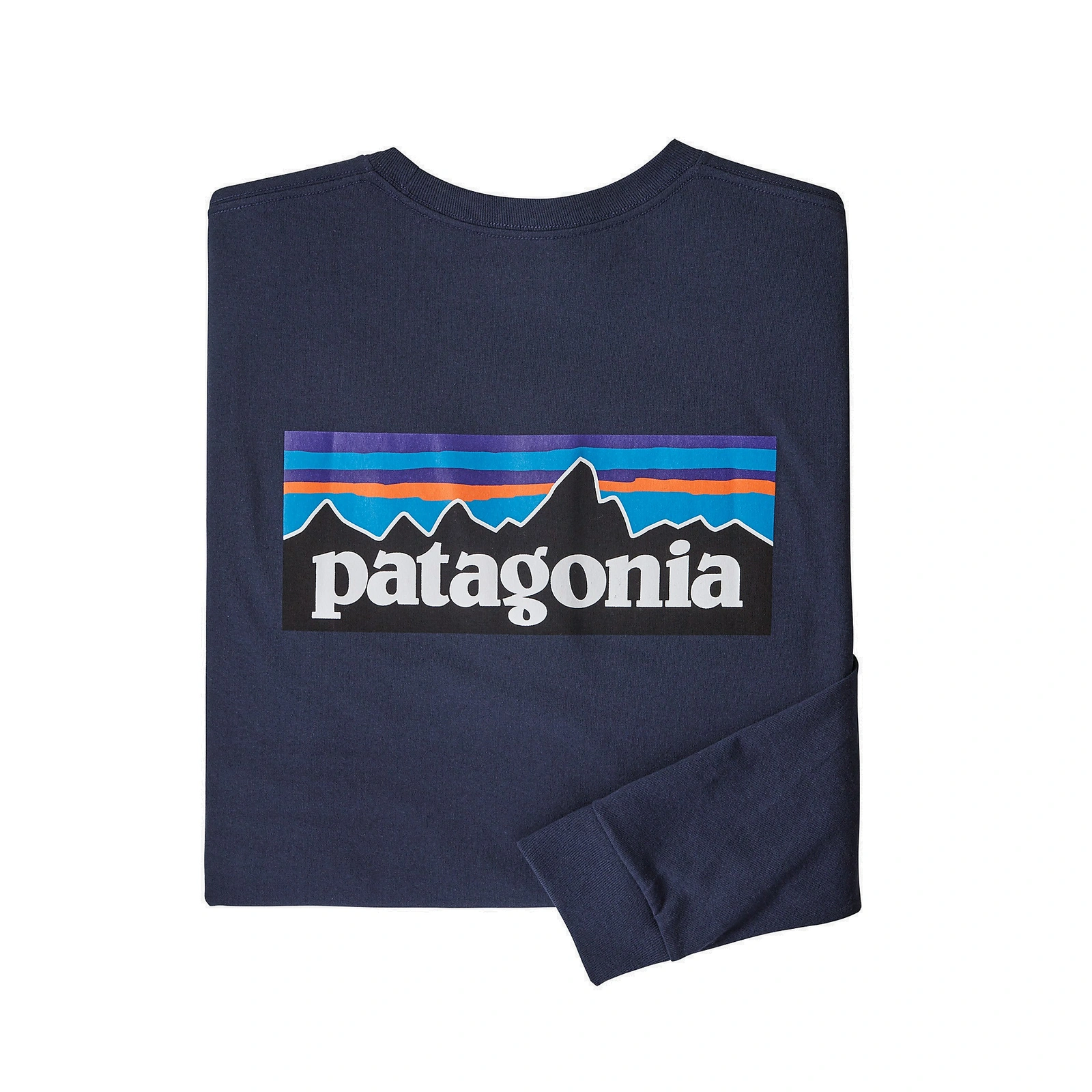 Patagonia LS P-6 Responsibili-Tee XXL Classic Navy LongSleeve t-shirt med logo