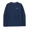Patagonia M L/S Home Water Trout L Responsibili-Tee t-skjorte i Lagom Blue
