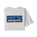 Patagonia P-6 Logo Responsibili-Tee L Herre, White