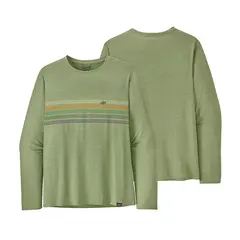 Patagonia M L/S Capilene SalviaGreen L Cool Daily Graphic Shirt