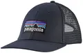 Patagonia P-6 Logo LoPro Trucker Hat Navy Blue, klassisk cap