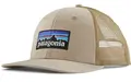 Patagonia P-6 Logo Trucker Hat Oar Tan/Classic Tan, klassisk cap