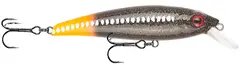 Prey Salmon Target UV Orange Tail 8,5cm Wobbler som flyter og kaster langt