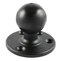 RAM Large Round Plate With Ball - D Size En adapter til D størrelse