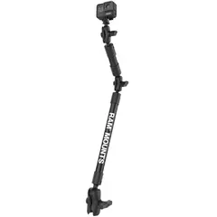 RAM Tough-Pole w/Universal Camera Mount Kort dobbel socket arm