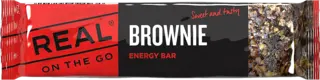 Real On The Go Brownie Energy Bar Proteinbar med smak av sjokolade
