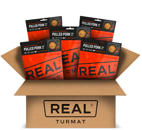Real Turmat Pulled Pork 5-pack Turmat til små turgrupper